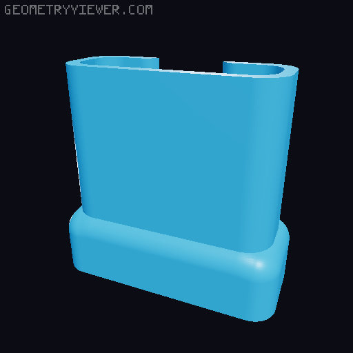 Malahit DSP2 back cover with folding kickstand and (optional) wireless charging 3D model thumbnail