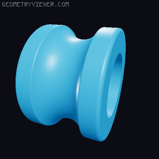 Plastic Ball Bearing 3D model thumbnail