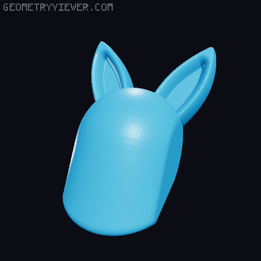 Dummy 13 v1.0 Bunny Ears Head 3D model thumbnail
