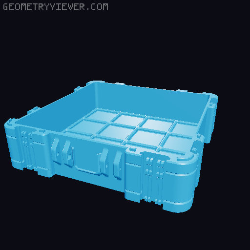 Donut's Beystack - Serious Beyblade X Storage Solution 3D model thumbnail