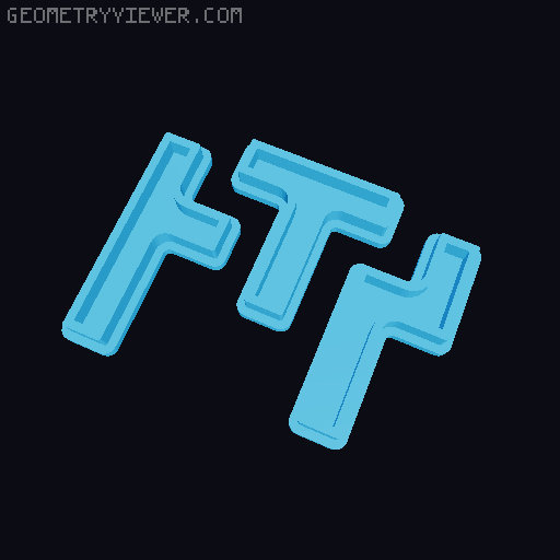 Kalender puzzle 3D model thumbnail