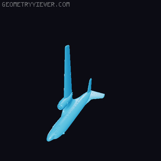 Ilyushin Il-14 in 1/144 scale 3D model thumbnail