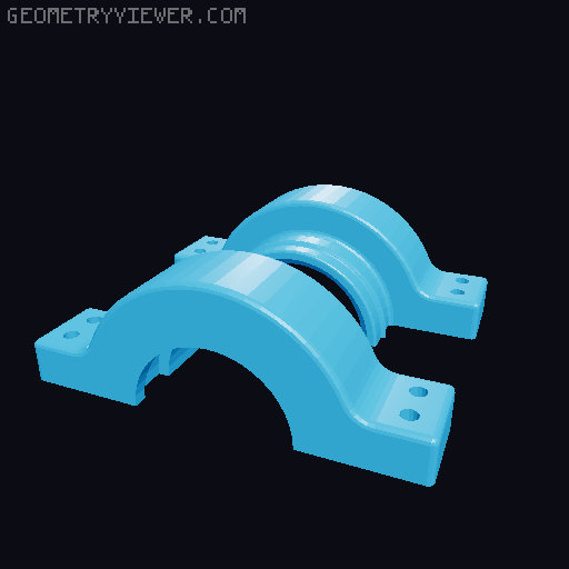 PETainer keg adapter 3D model thumbnail