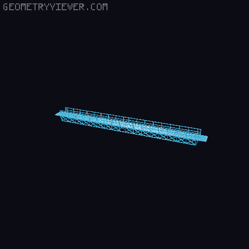 Gantry Crane / Shipyard Crane 3D model thumbnail