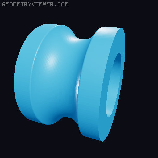 Plastic Ball Bearing 3D model thumbnail