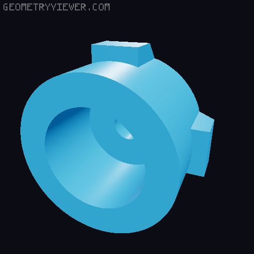 Lego lightsaber 3D model thumbnail