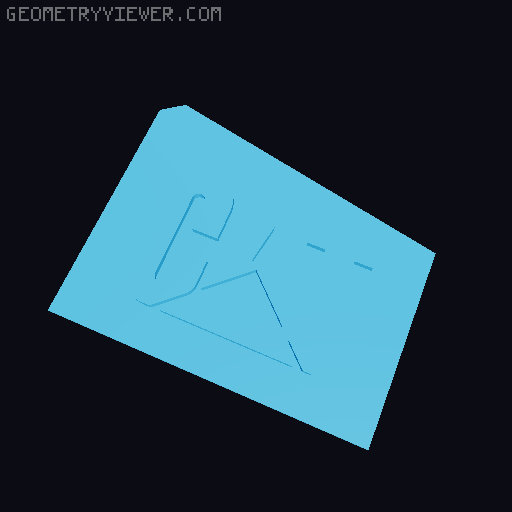 CAT Logos for ProfessorBoots Excavator 3D model thumbnail