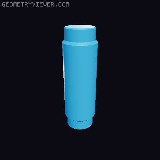 Quadro gear spinner 3D model thumbnail