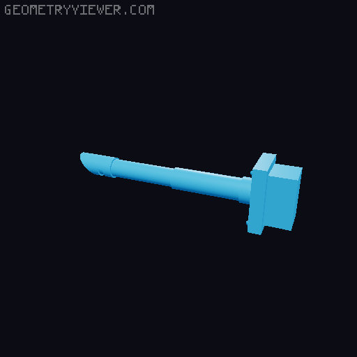 Tankomat warhammer-style tank 3D model thumbnail