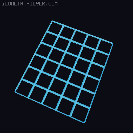 Gridfinity Thin base with magnets 3D model thumbnail