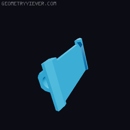mini skiddi winch 3D model thumbnail