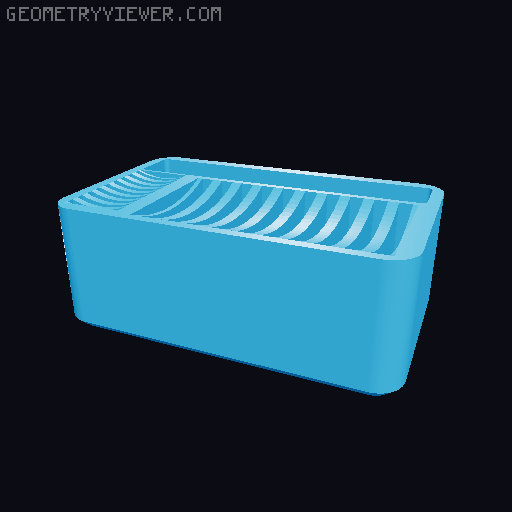 Rugged SD Card Box 3D model thumbnail