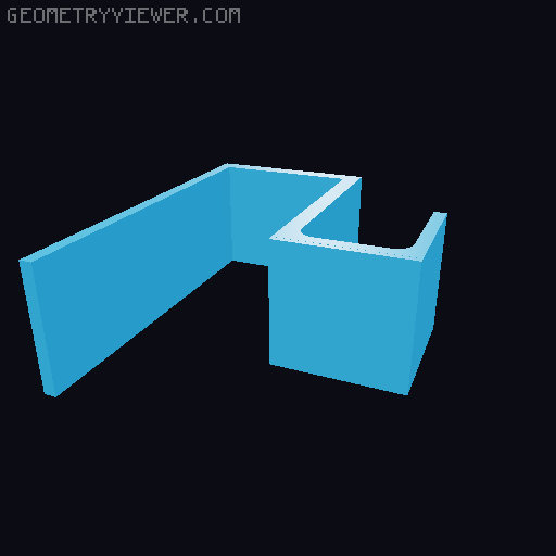 Küche Mülltüte Haken | Kitchen Trashbag hook 3D model thumbnail
