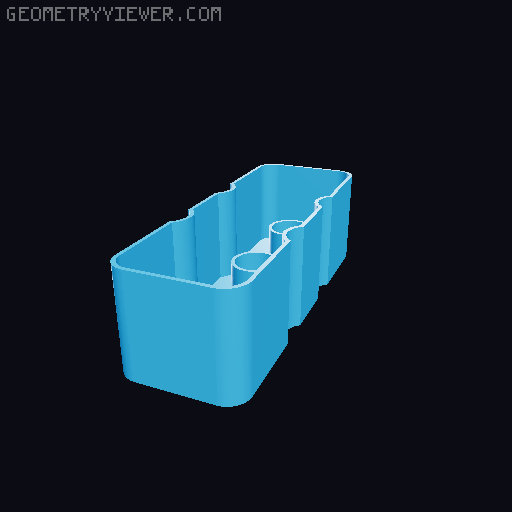 Beyblade X custom deckbox (for blader Takoyaki) 3D model thumbnail