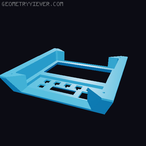 KORG NTS 3 Enclosure 3D model thumbnail