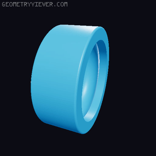 Plastic Ball Bearing 3D model thumbnail