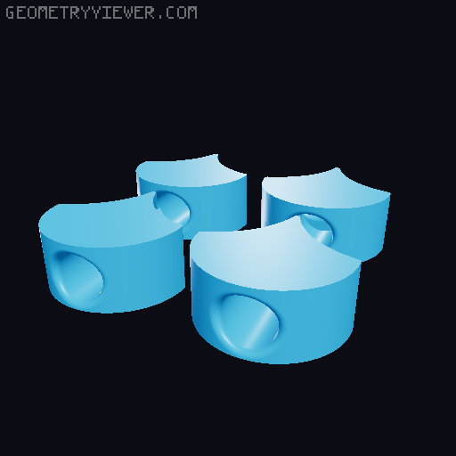 a good design for infinite slab ant nests 3D model thumbnail