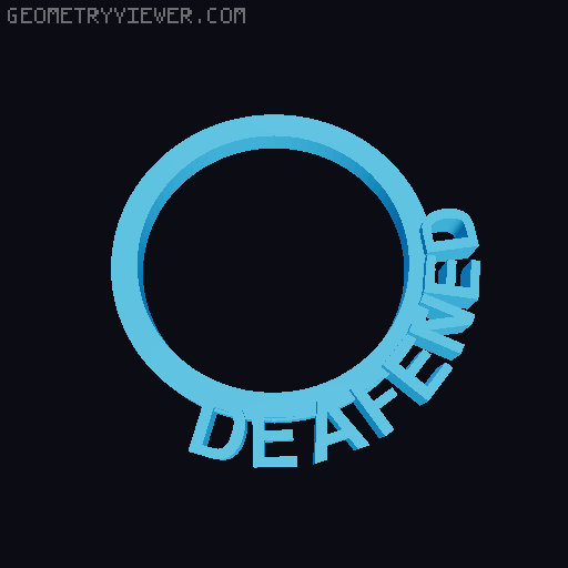 D&D 5e Condition Ring for 32mm Bases 3D model thumbnail