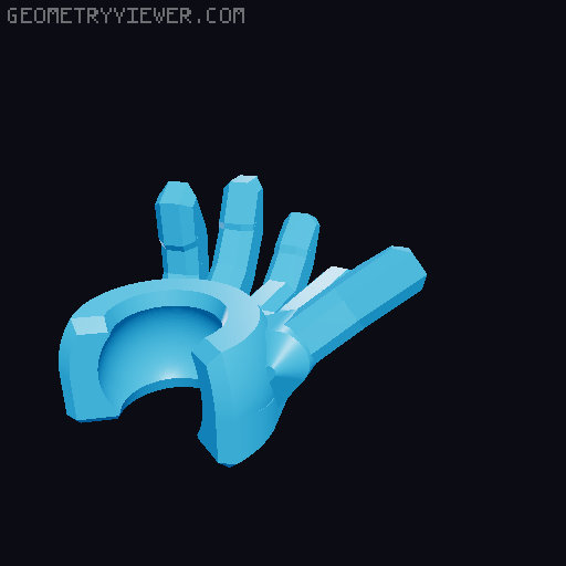 Dummy 13 blank body 3D model thumbnail