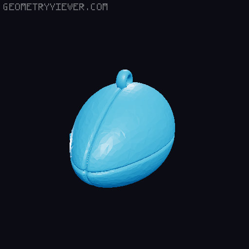 Sports Ball Ornaments - Football Tennis Golf Soccer 3D model thumbnail