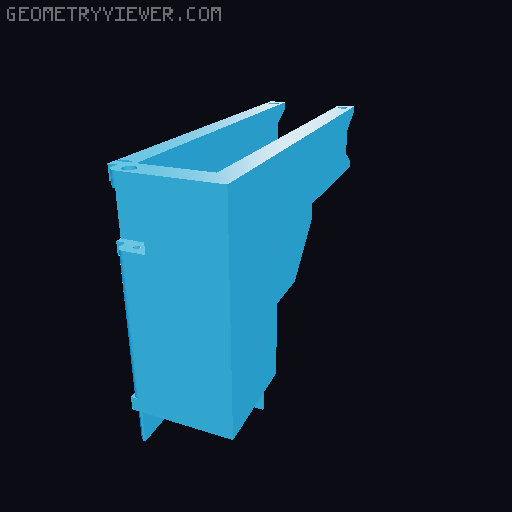 Ikea Lack V2 - +10mm-100mm Height Variants 3D model thumbnail
