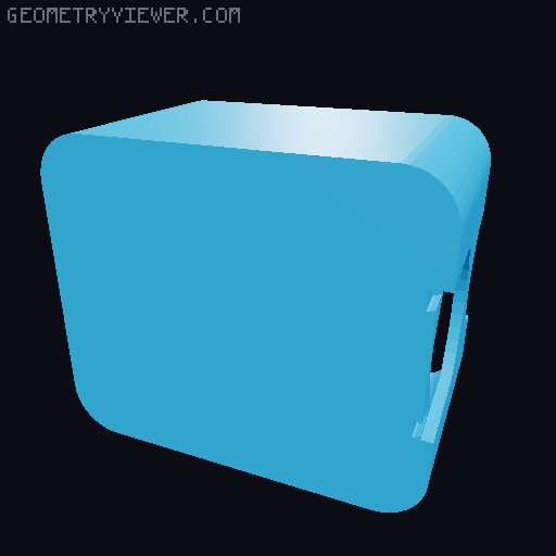 Round Capsule Vending Machine 3D model thumbnail