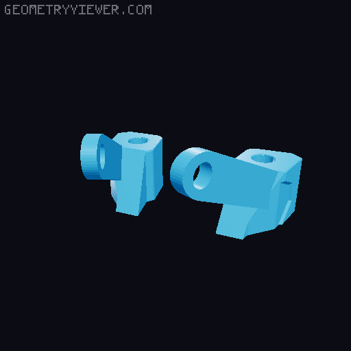 GEPRC Pulsar LR 10 3D Printed Parts 3D model thumbnail
