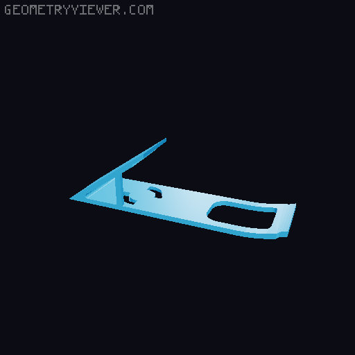 Porsche 718 Boxster Radar Detector Mount 3D model thumbnail