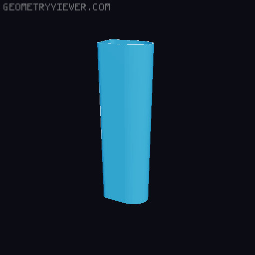 Eyeglass Case 3D model thumbnail