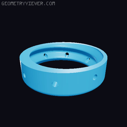 Adjustable fume extractor 3D model thumbnail