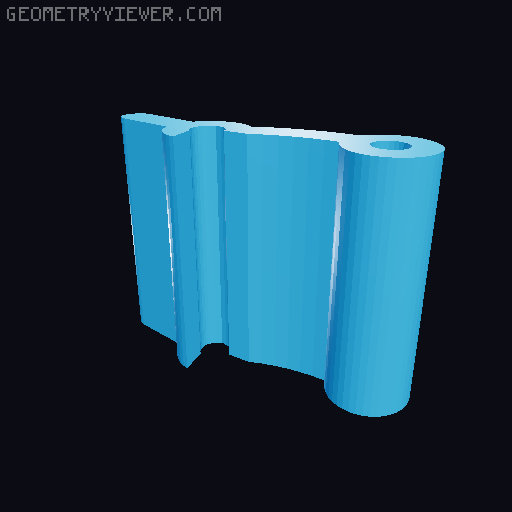 Rugged 18650 Battery Case (In-line 4) 3D model thumbnail