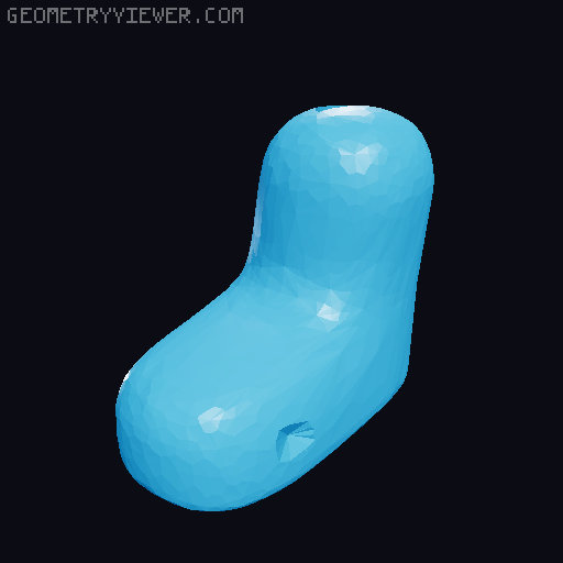 Sans from undertale, separate parts / multicolor 3D model thumbnail