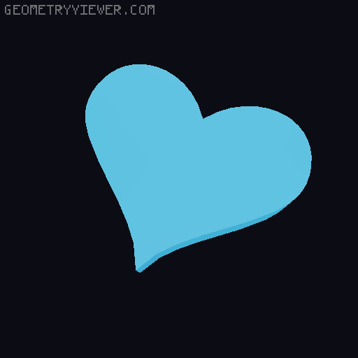 Heart Face for Dummy 13 3D model thumbnail