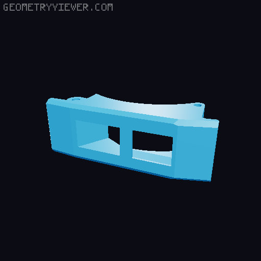 Switch Guard Cover (double position) 3D model thumbnail