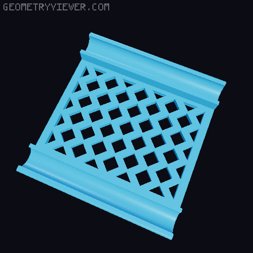 Short Reprack Shelf Sizes 50mm-250mm 3D model thumbnail