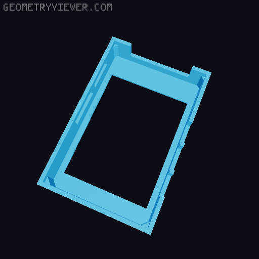 LILYGO T-HMI Enclosure 3D model thumbnail