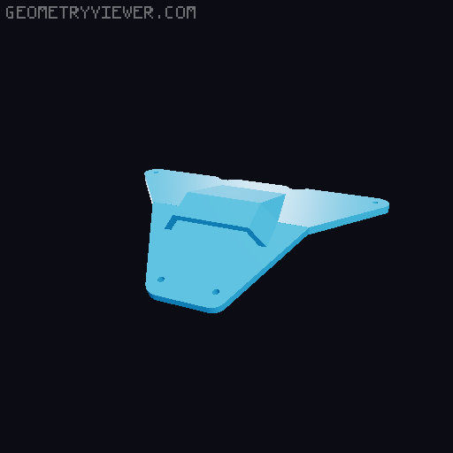 SCX24 Buggy Body for Meus MD24 (and other chassis with magnet mounts) 3D model thumbnail