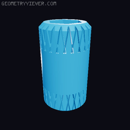 Simple metric and imperial finger sockets 3D model thumbnail