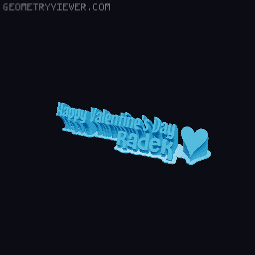 Happy Valentines Day... 3D model thumbnail
