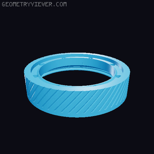Umikot (58mm Version) - Planetary Gear Spirograph Espresso WDT Tool 3D model thumbnail