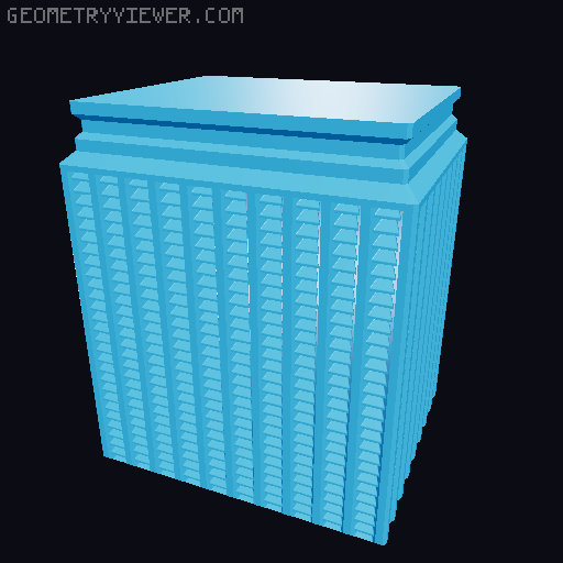 Prismatic Vase Mode Silica Gel Container. Super fast print 3D model thumbnail
