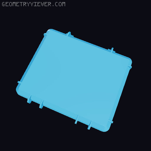 Case for cordless TONFON Hotglue Gun (Akku Heißklebepistole) 3D model thumbnail