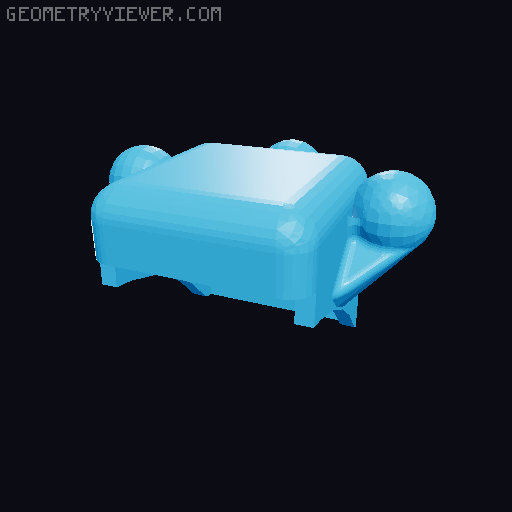 Hair Pack One for Lucky 13 3D model thumbnail