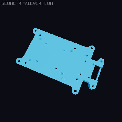 Raspberry Pi 5 Model B, HQ Camera C/CS Mount and Camera Module 3 Case 3D model thumbnail