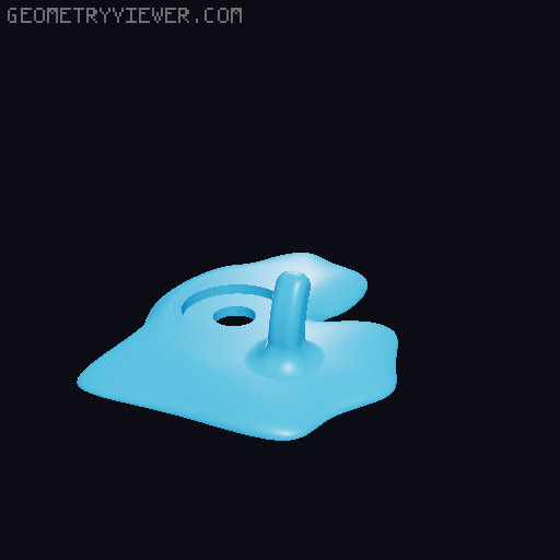 Egg Shaped Kitchen Hangers 3D model thumbnail