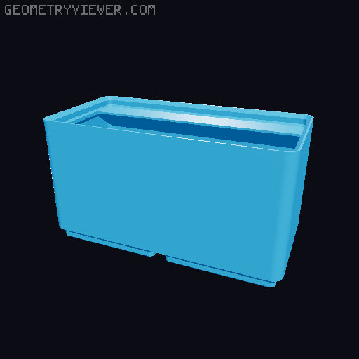 mini Gridfinity Storage Box for PRUSA MINI 3D model thumbnail