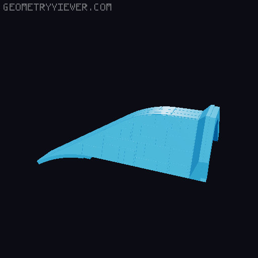 Spaceship Shell Part 2 3D model thumbnail