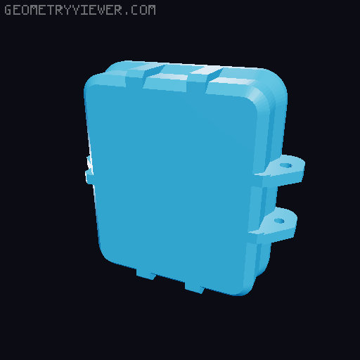 MHP30 Mini Hot Plate Travel Box 3D model thumbnail
