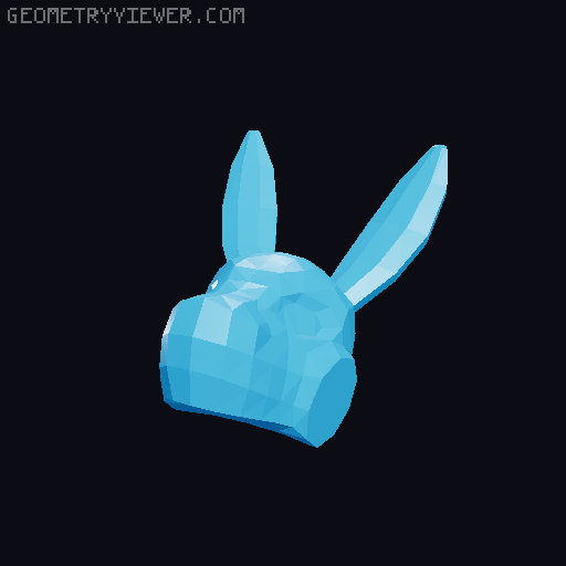 Lucky 13 - JACKALOPE Head 3D model thumbnail