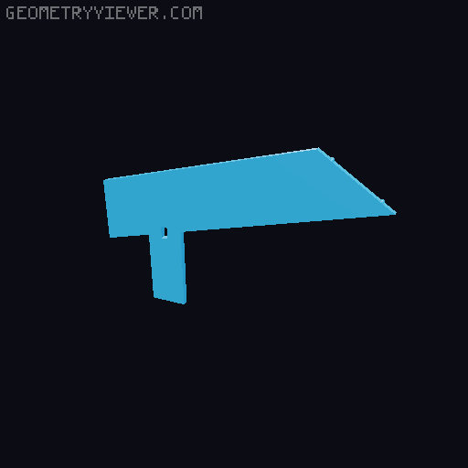 Roof construction 3D model thumbnail